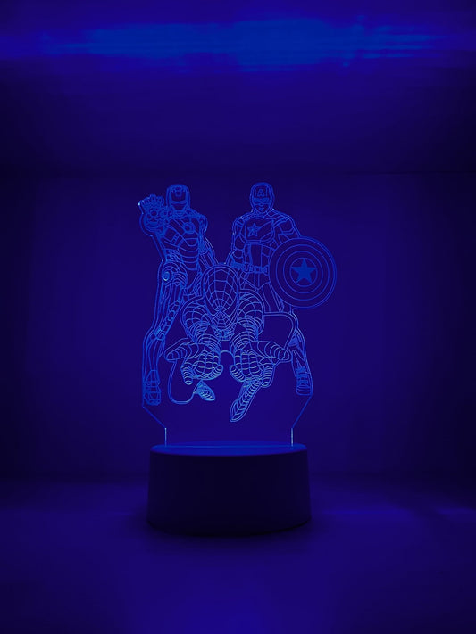 Avengers lampe - Illuminate Designs